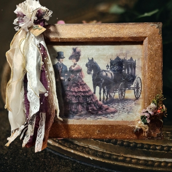 Handmade Other - Vintage-Inspired Framed Art